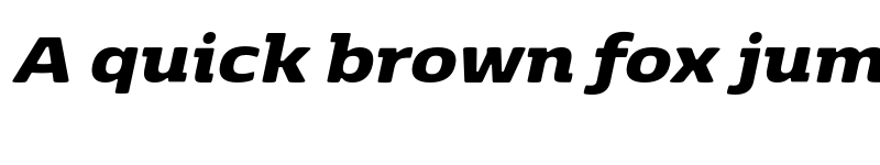 Preview of FONTSPRING DEMO - Kobenhavn Black Italic font