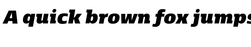 Preview of FONTSPRING DEMO - Kobenhavn C ExtraBlack Italic font