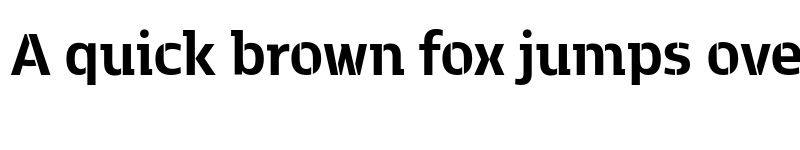 Preview of FONTSPRING DEMO - Kobenhavn C Stencil Bold Regular font