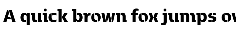 Preview of FONTSPRING DEMO - Kobenhavn C Stencil ExtraBold Regular font