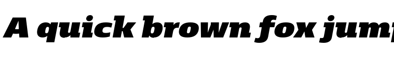 Preview of FONTSPRING DEMO - Kobenhavn C UltraBlack Italic font