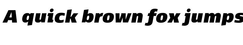 Preview of FONTSPRING DEMO - Kobenhavn CS ExtraBlack Italic font