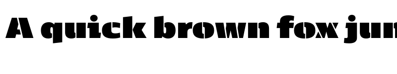 Preview of FONTSPRING DEMO - Kobenhavn CS Stencil Heavy Regular font