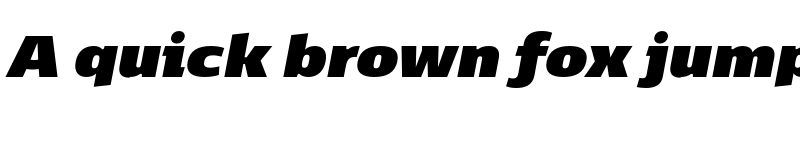 Preview of FONTSPRING DEMO - Kobenhavn CS UltraBlack Italic font