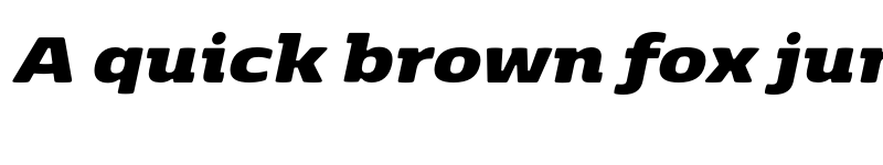 Preview of FONTSPRING DEMO - Kobenhavn ExtraBlack Italic font