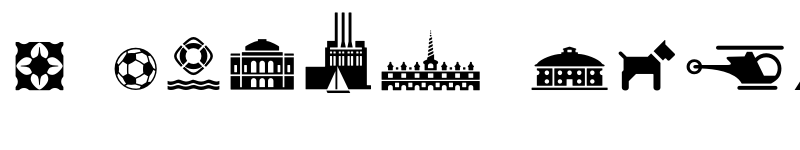 Preview of FONTSPRING DEMO - Kobenhavn Pictos Regular font