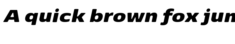 Preview of FONTSPRING DEMO - Kobenhavn Sans ExtraBlack Italic font