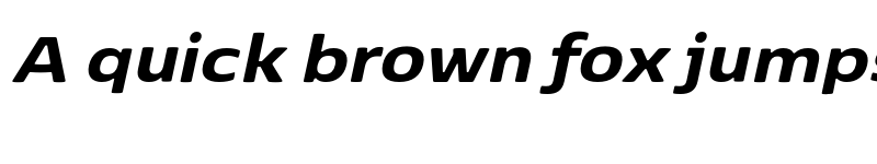 Preview of FONTSPRING DEMO - Kobenhavn Sans ExtraBold Italic font