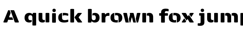 Preview of FONTSPRING DEMO - Kobenhavn Sans Stencil Black Regular font