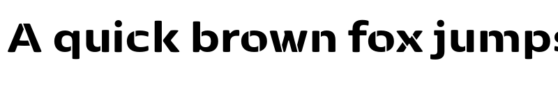 Preview of FONTSPRING DEMO - Kobenhavn Sans Stencil ExBold Regular font