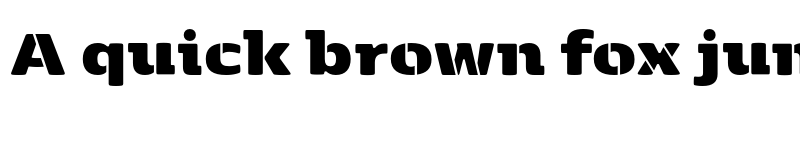 Preview of FONTSPRING DEMO - Kobenhavn Stencil ExtraBlack Regular font