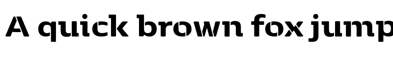 Preview of FONTSPRING DEMO - Kobenhavn Stencil ExtraBold Regular font