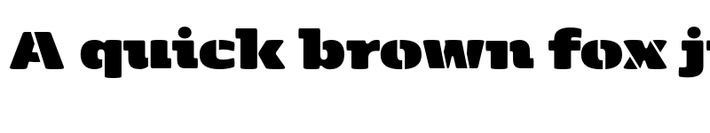 Preview of FONTSPRING DEMO - Kobenhavn Stencil Heavy Regular font