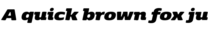 Preview of FONTSPRING DEMO - Kobenhavn UltraBlack Italic font