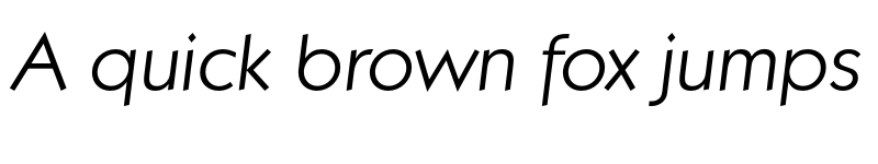 Preview of FONTSPRING DEMO - Koblenz Serial Light Italic font