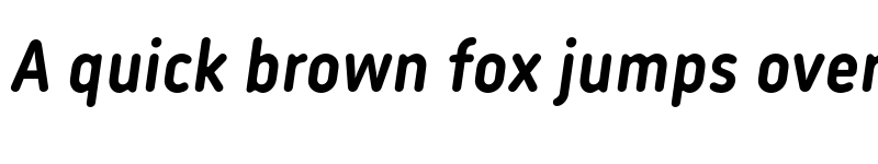 Preview of FONTSPRING DEMO - Korb Bold Italic font