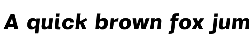 Preview of FONTSPRING DEMO - Korbin Black Italic font