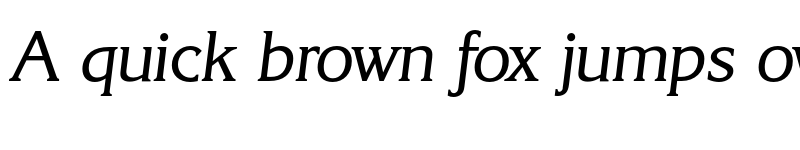 Preview of FONTSPRING DEMO - Korinth Serial Italic font