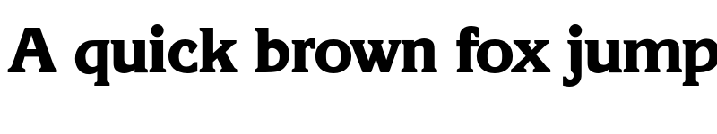 Preview of FONTSPRING DEMO - Korinth Serial Xbold Regular font