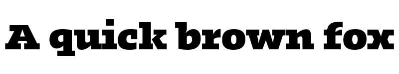 Preview of FONTSPRING DEMO - Kotto Slab Black Regular font