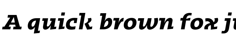 Preview of FONTSPRING DEMO - Kotto Slab Bold Italic font