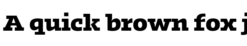 Preview of FONTSPRING DEMO - Kotto Slab ExtraBold Regular font