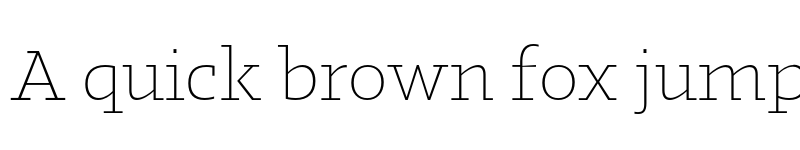 Preview of FONTSPRING DEMO - Kotto Slab ExtraLight Regular font