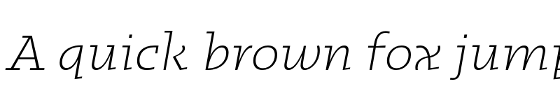 Preview of FONTSPRING DEMO - Kotto Slab Light Italic font