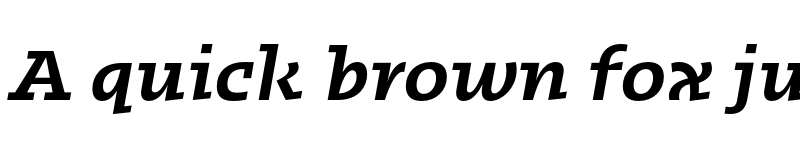 Preview of FONTSPRING DEMO - Kotto Slab SemiBold Italic font