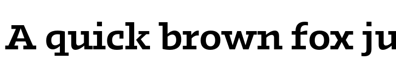 Preview of FONTSPRING DEMO - Kotto Slab SemiBold Regular font