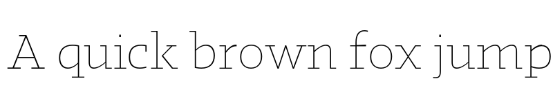 Preview of FONTSPRING DEMO - Kotto Slab Thin Regular font