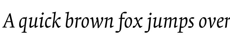 Preview of FONTSPRING DEMO - Krete Book Italic font