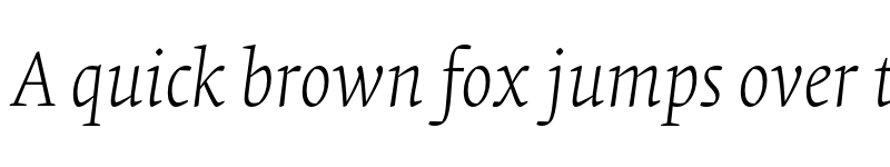 Preview of FONTSPRING DEMO - Krete Light Italic font