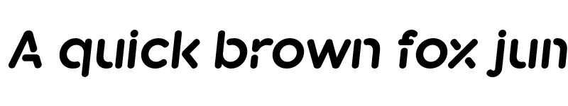 Preview of FONTSPRING DEMO - Kroppen Round Bold Oblique font