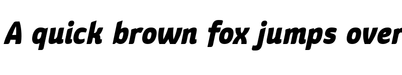 Preview of FONTSPRING DEMO - Kurstiva Black Italic font