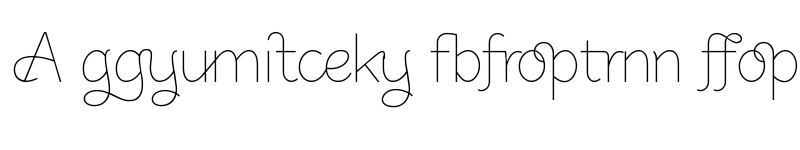 Preview of FONTSPRING DEMO - Kushtie Ligatures Regular font