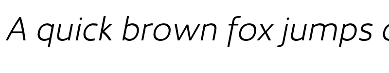 Preview of FONTSPRING DEMO - Kyrial Sans Pro Light Italic font