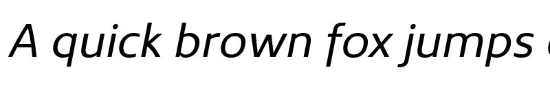 Preview of FONTSPRING DEMO - Kyrial Sans Pro Regular Italic font