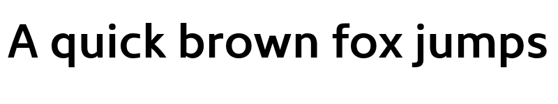 Preview of FONTSPRING DEMO - Kyrial Sans Pro SemiBold Regular font