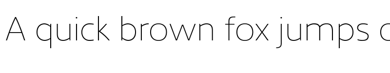 Preview of FONTSPRING DEMO - Kyrial Sans Pro Ultra Light Regular font