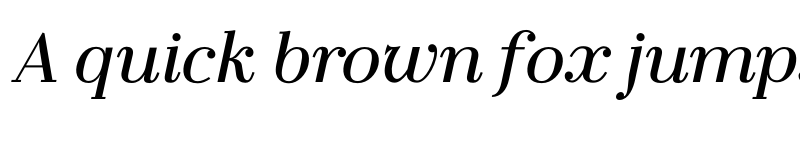 Preview of FONTSPRING DEMO - LaBodoni PlainItalic font