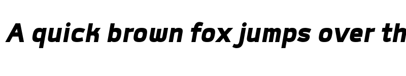 Preview of FONTSPRING DEMO - Labrador A Black Bold Italic font