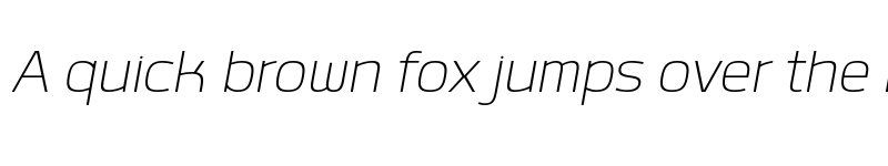 Preview of FONTSPRING DEMO - Labrador A ExtLt Italic font