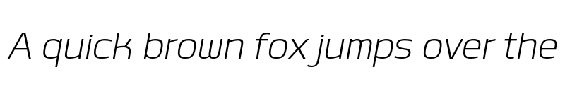 Preview of FONTSPRING DEMO - Labrador A Light Bold Italic font