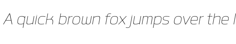 Preview of FONTSPRING DEMO - Labrador A Thin Hairline Bold Italic font