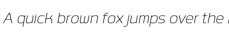 Preview of FONTSPRING DEMO - Labrador B ExtLt Italic font