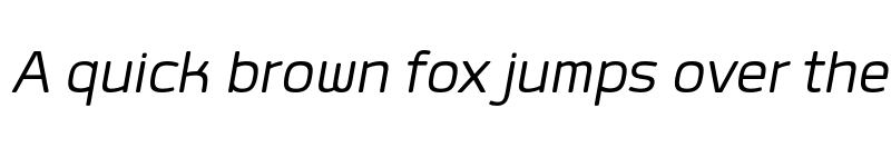 Preview of FONTSPRING DEMO - Labrador B Italic font