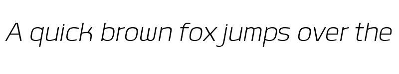 Preview of FONTSPRING DEMO - Labrador B Light Bold Italic font