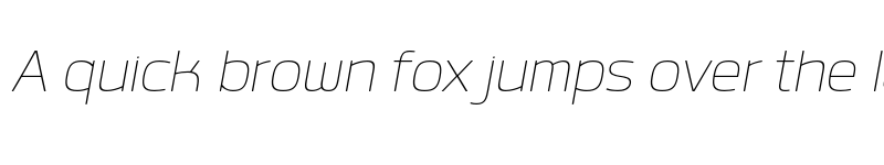 Preview of FONTSPRING DEMO - Labrador B Thin Hairline Italic font
