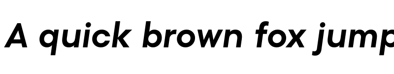 Preview of FONTSPRING DEMO - Lader ExBold Italic font